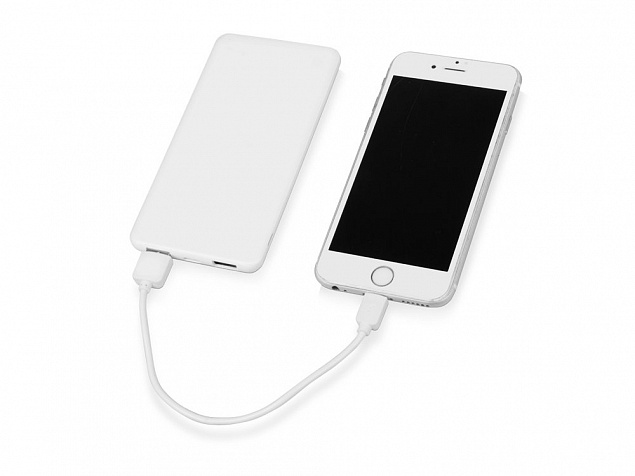 Портативное зарядное устройство «Blank» с USB Type-C, 5000 mAh с логотипом в Самаре заказать по выгодной цене в кибермаркете AvroraStore