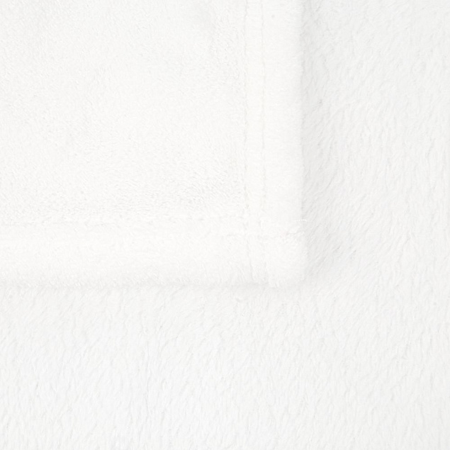 Плед Plush, белый с логотипом в Самаре заказать по выгодной цене в кибермаркете AvroraStore