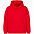 Худи оверсайз унисекс Outshine, красное с логотипом в Самаре заказать по выгодной цене в кибермаркете AvroraStore