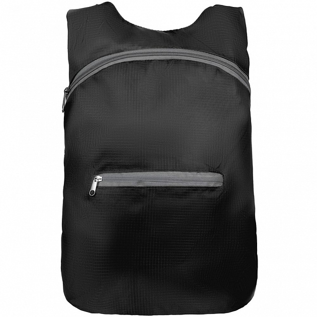 Складной рюкзак Barcelona, черный с логотипом в Самаре заказать по выгодной цене в кибермаркете AvroraStore