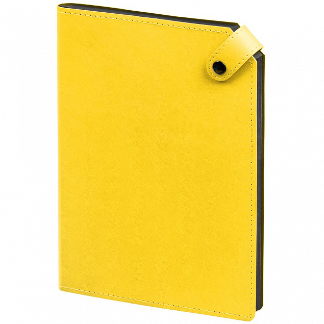 Ежедневник Angle, недатированный, желтый с логотипом в Самаре заказать по выгодной цене в кибермаркете AvroraStore