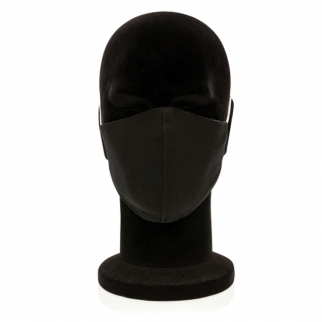 Двухслойная многоразовая маска из хлопка с логотипом в Самаре заказать по выгодной цене в кибермаркете AvroraStore