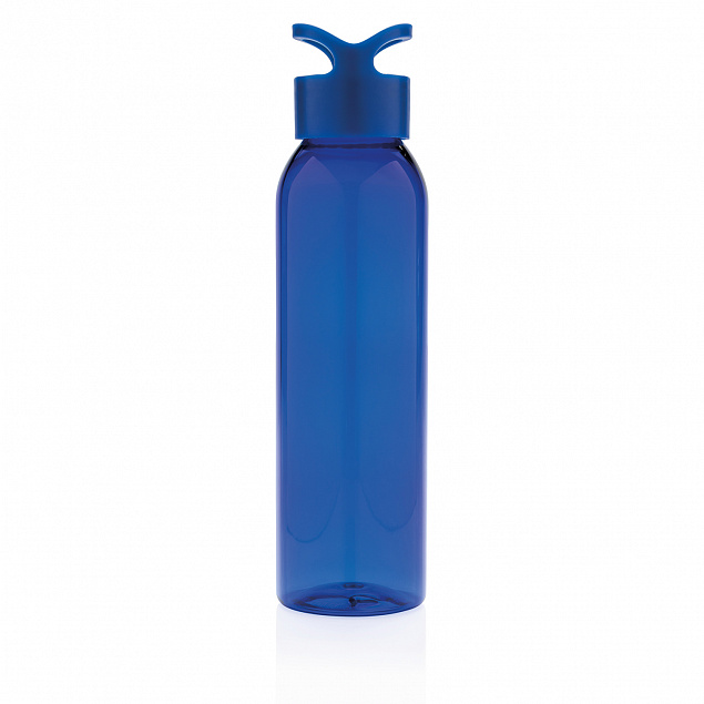 Герметичная бутылка для воды из AS-пластика, синяя с логотипом в Самаре заказать по выгодной цене в кибермаркете AvroraStore