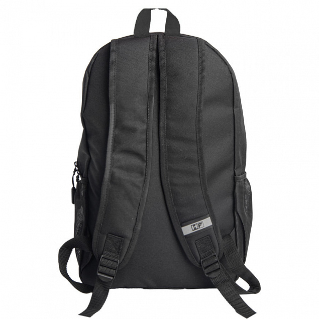 Рюкзак PLUS, чёрный/красный, 44 x 26 x 12 см, 100% полиэстер 600D с логотипом в Самаре заказать по выгодной цене в кибермаркете AvroraStore