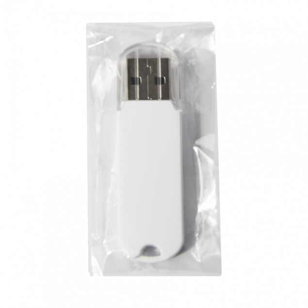 USB flash-карта UNIVERSAL (16Гб), белая, 5,8х1,7х0,6 см, пластик с логотипом в Самаре заказать по выгодной цене в кибермаркете AvroraStore