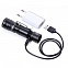 Аккумуляторный фонарь Eco Beam, черный с логотипом в Самаре заказать по выгодной цене в кибермаркете AvroraStore