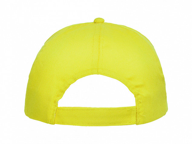 Бейсболка Basica, желтый с логотипом в Самаре заказать по выгодной цене в кибермаркете AvroraStore