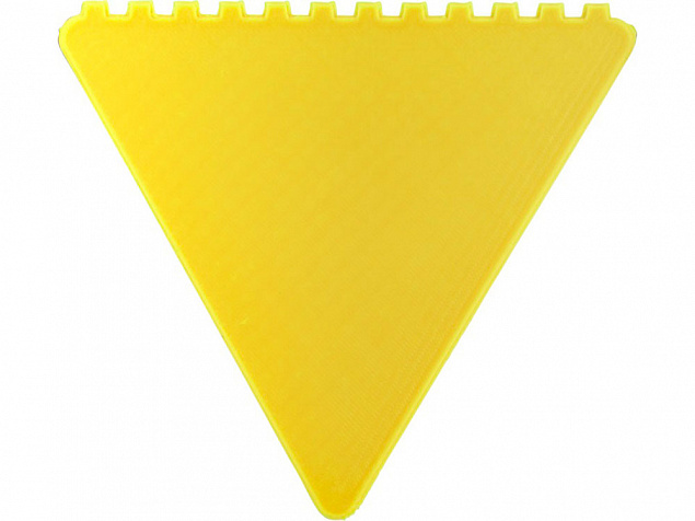Треугольный скребок Frosty 2.0 , желтый с логотипом в Самаре заказать по выгодной цене в кибермаркете AvroraStore