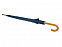 Зонт-трость Радуга, синий с логотипом в Самаре заказать по выгодной цене в кибермаркете AvroraStore