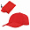 Бейсболка складная Ben Lomond, красная с логотипом в Самаре заказать по выгодной цене в кибермаркете AvroraStore