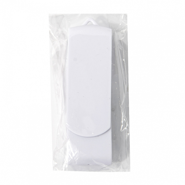 USB flash-карта SWING (8Гб), белый, 6,0х1,8х1,1 см, пластик с логотипом в Самаре заказать по выгодной цене в кибермаркете AvroraStore