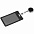 Чехол для пропуска с ретрактором Devon, черный с логотипом в Самаре заказать по выгодной цене в кибермаркете AvroraStore