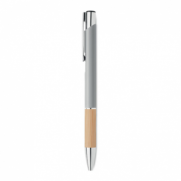 Алюминиевая ручка с кнопкой с логотипом в Самаре заказать по выгодной цене в кибермаркете AvroraStore
