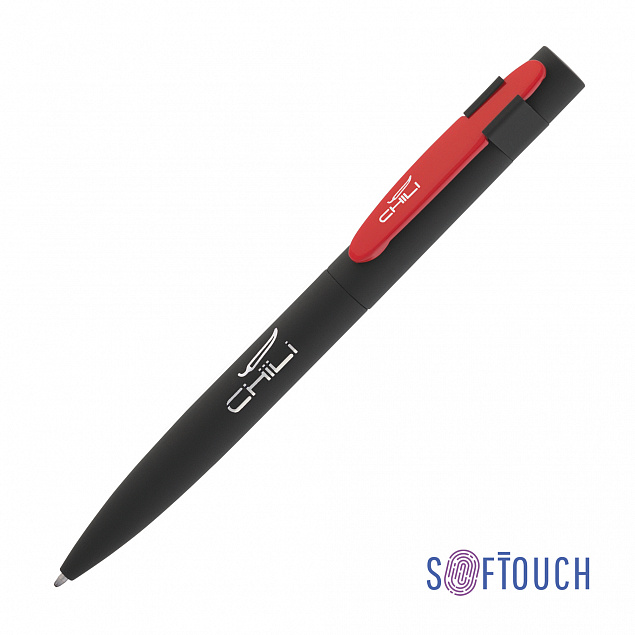 Ручка шариковая "Lip", покрытие soft touch с логотипом в Самаре заказать по выгодной цене в кибермаркете AvroraStore