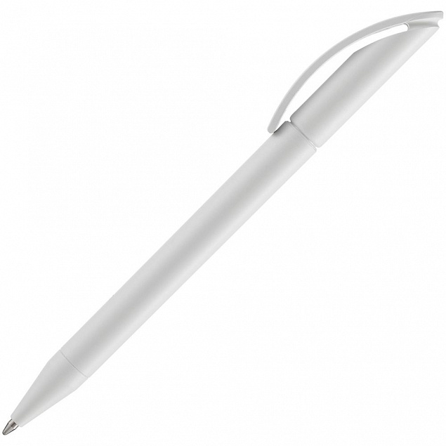 Ручка шариковая Prodir DS3 TMM, белая матовая с логотипом в Самаре заказать по выгодной цене в кибермаркете AvroraStore