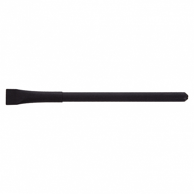 Эко ручка, черная с логотипом в Самаре заказать по выгодной цене в кибермаркете AvroraStore