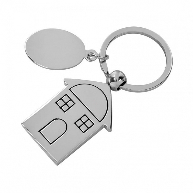 Брелок  "Дом" с логотипом в Самаре заказать по выгодной цене в кибермаркете AvroraStore