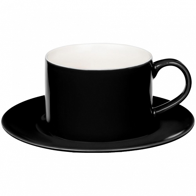 Набор для кофе Clio, черный с логотипом в Самаре заказать по выгодной цене в кибермаркете AvroraStore