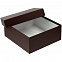 Коробка Emmet, большая, коричневая с логотипом в Самаре заказать по выгодной цене в кибермаркете AvroraStore