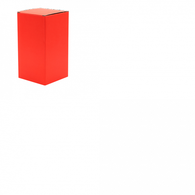 Коробка глянцевая для термокружки Surprise, красная с логотипом в Самаре заказать по выгодной цене в кибермаркете AvroraStore