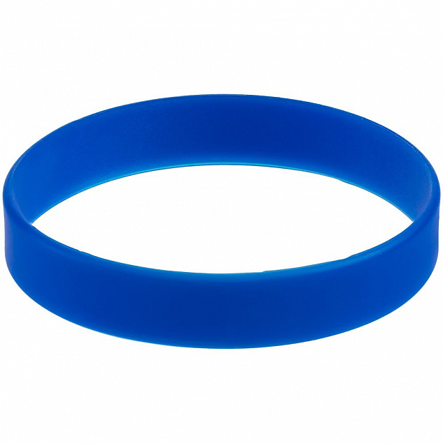 Силиконовый браслет Valley, синий с логотипом в Самаре заказать по выгодной цене в кибермаркете AvroraStore