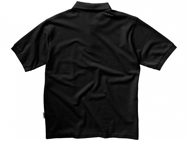 Рубашка поло Forehand мужская, черный с логотипом в Самаре заказать по выгодной цене в кибермаркете AvroraStore