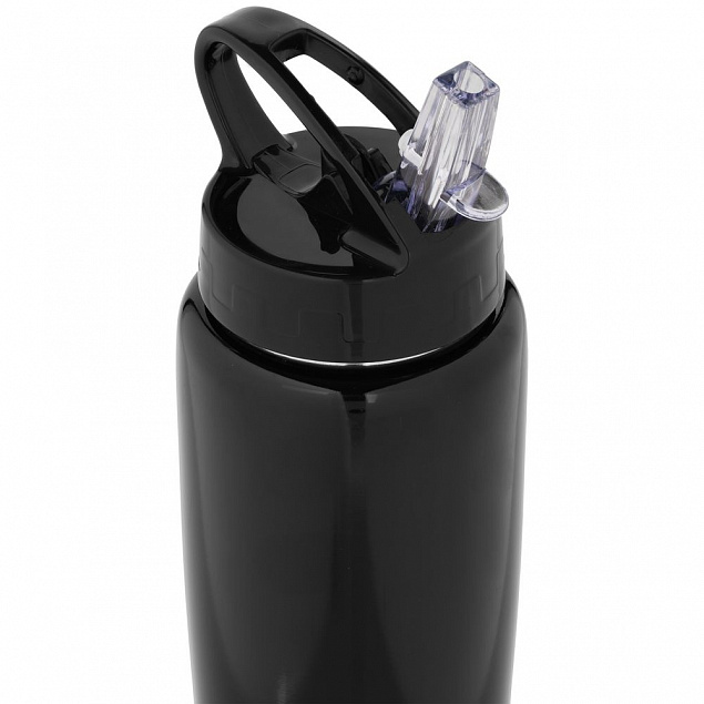 Спортивная бутылка Moist, черная с логотипом в Самаре заказать по выгодной цене в кибермаркете AvroraStore