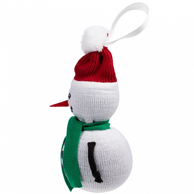 Елочная игрушка «Снеговик» с логотипом в Самаре заказать по выгодной цене в кибермаркете AvroraStore