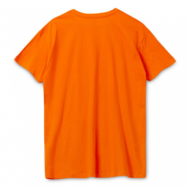 Футболка REGENT 150, оранжевая с логотипом в Самаре заказать по выгодной цене в кибермаркете AvroraStore