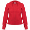 Толстовка женская Hooded Full Zip красная с логотипом в Самаре заказать по выгодной цене в кибермаркете AvroraStore