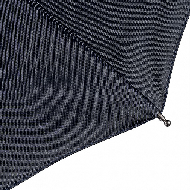 Складной зонт doubleDub, темно-синий с логотипом в Самаре заказать по выгодной цене в кибермаркете AvroraStore