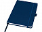 Блокнот Honua форматом A5 из переработанной бумаги с обложкой из переработанного ПЭТ, темно-синий с логотипом в Самаре заказать по выгодной цене в кибермаркете AvroraStore