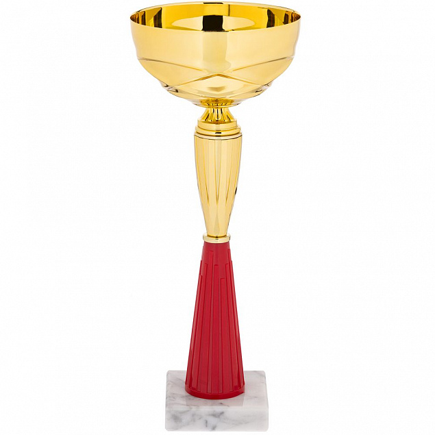 Кубок Kudos, средний, красный с логотипом в Самаре заказать по выгодной цене в кибермаркете AvroraStore