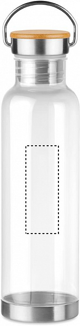 Бутылка 800мл. Бамбуковый топ с логотипом в Самаре заказать по выгодной цене в кибермаркете AvroraStore