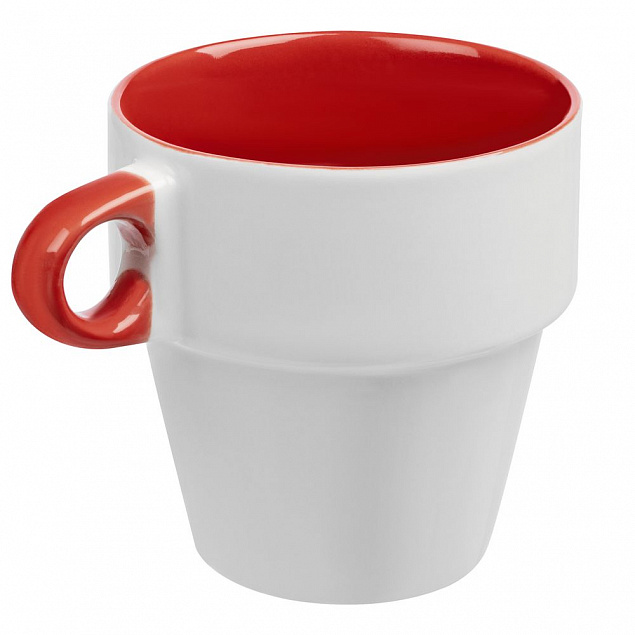 Кружка Inset, красная с логотипом в Самаре заказать по выгодной цене в кибермаркете AvroraStore