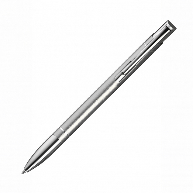 Шариковая ручка Lira, серебряная с логотипом в Самаре заказать по выгодной цене в кибермаркете AvroraStore
