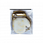 Ёлочная игрушка Варежка (белый с золотым ) с логотипом в Самаре заказать по выгодной цене в кибермаркете AvroraStore
