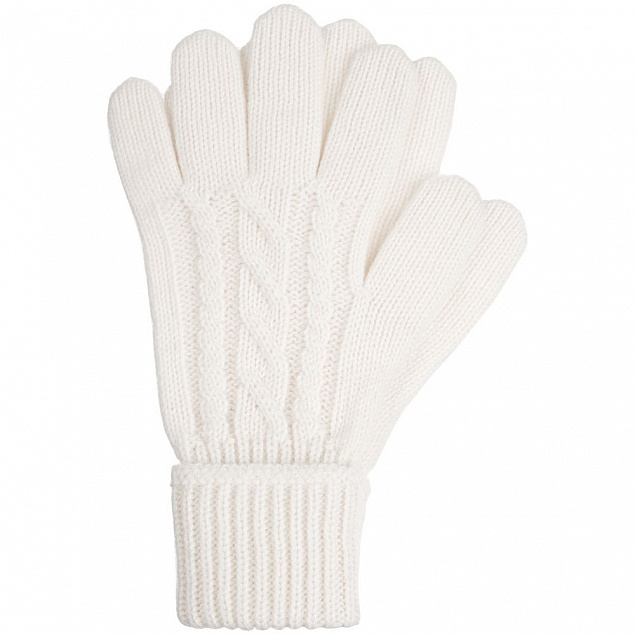 Перчатки Loren, ванильно-белые с логотипом в Самаре заказать по выгодной цене в кибермаркете AvroraStore
