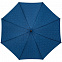 Зонт-трость Magic с проявляющимся рисунком в клетку, темно-синий с логотипом в Самаре заказать по выгодной цене в кибермаркете AvroraStore