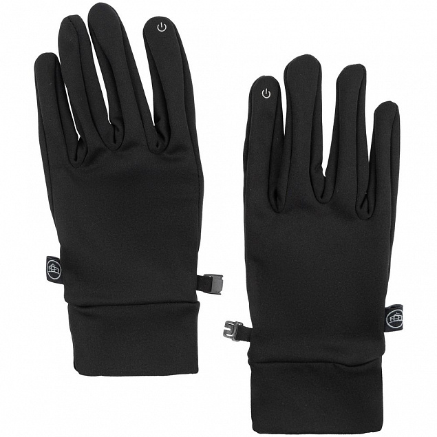 Перчатки Knitted Touch, черные с логотипом в Самаре заказать по выгодной цене в кибермаркете AvroraStore