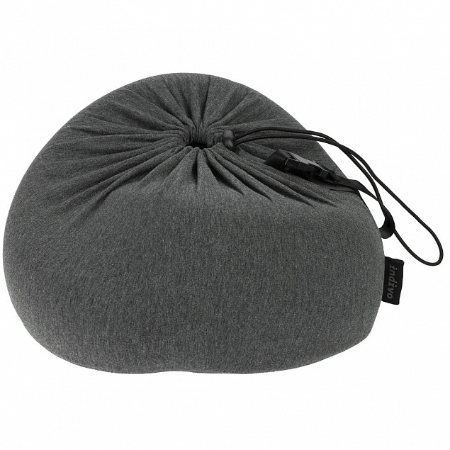 Дорожная подушка comfoMorf, серая с логотипом в Самаре заказать по выгодной цене в кибермаркете AvroraStore