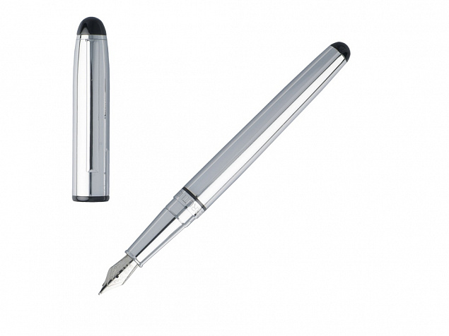 Ручка перьевая Leap Chrome с логотипом в Самаре заказать по выгодной цене в кибермаркете AvroraStore