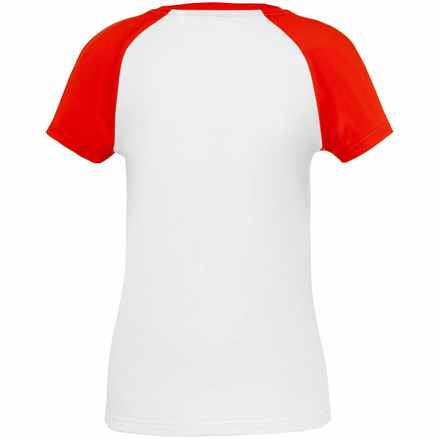Футболка женская «Ищи суть», белая с красным с логотипом в Самаре заказать по выгодной цене в кибермаркете AvroraStore
