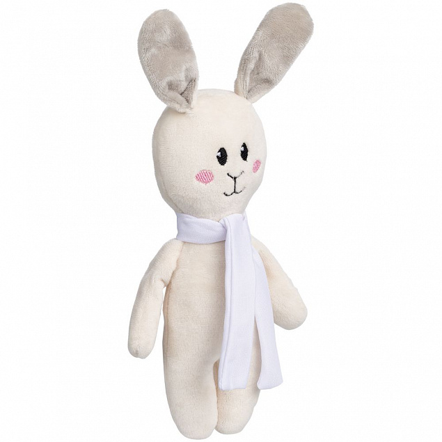 Игрушка Beastie Toys, заяц с белым шарфом с логотипом в Самаре заказать по выгодной цене в кибермаркете AvroraStore