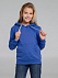 Толстовка с капюшоном детская Kirenga Kids, ярко-синяя с логотипом в Самаре заказать по выгодной цене в кибермаркете AvroraStore