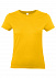 Футболка женская E190 желтая с логотипом в Самаре заказать по выгодной цене в кибермаркете AvroraStore