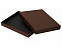 Подарочная коробка 36,8 х 30,7 х 4,4 см, коричневый с логотипом в Самаре заказать по выгодной цене в кибермаркете AvroraStore