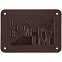 Лейбл Etha Nubuсk, XL, темно-коричневый с логотипом в Самаре заказать по выгодной цене в кибермаркете AvroraStore