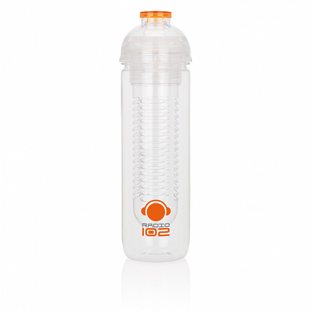 Бутылка для воды с контейнером для фруктов, 500 мл с логотипом в Самаре заказать по выгодной цене в кибермаркете AvroraStore