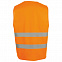 Жилет светоотражающий SECURE PRO, оранжевый неон с логотипом в Самаре заказать по выгодной цене в кибермаркете AvroraStore